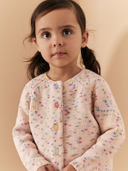 Pink Rainbow Spot Cardigan (3mths-7yrs) - Image 1 of 7