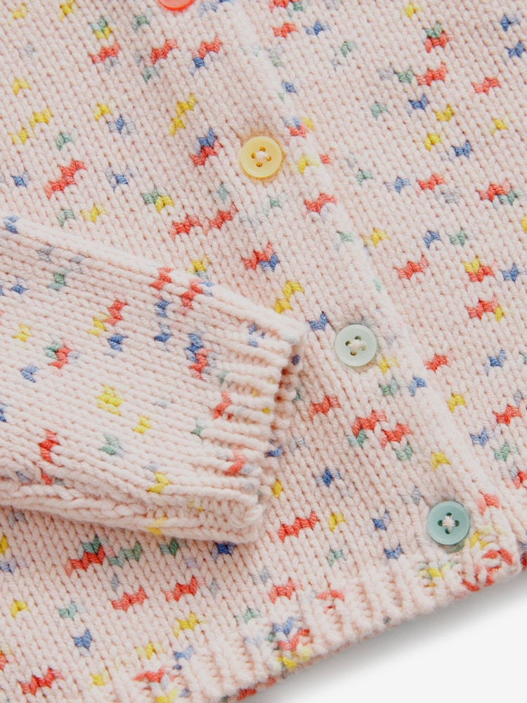 Pink Rainbow Spot Cardigan (3mths-7yrs) - Image 7 of 7