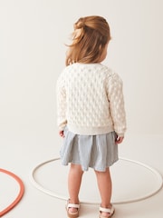 Bela - Pointelle pletena jopa (3mths-10yrs) - Slika 4 iz 9