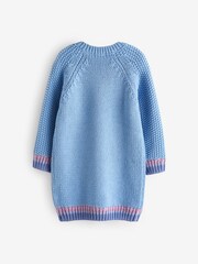 Blue Jumper Dress and Tights Set (3mths-7yrs) - Image 5 of 7