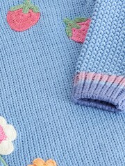 Blue Jumper Dress and Tights Set (3mths-7yrs) - Image 6 of 7