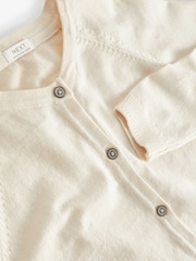 Ecru Cream Button-Up Cardigan (3-16yrs) - Image 8 of 8