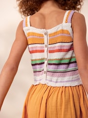 Yellow Crochet Dress (3-16yrs) - Image 4 of 7