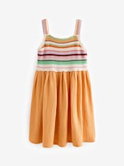 Yellow Crochet Dress (3-16yrs) - Image 5 of 7