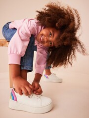 White Rainbow Chunky Trainers - Image 4 of 10