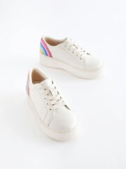 White Rainbow Chunky Trainers - Image 6 of 10