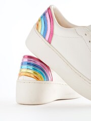 White Rainbow Chunky Trainers - Image 9 of 10