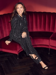 Myleene Klass Sequin Black Shirt - Image 5 of 9