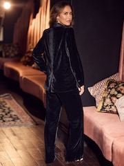 Myleene Klass Velvet Suit Black Trousers - Image 2 of 4