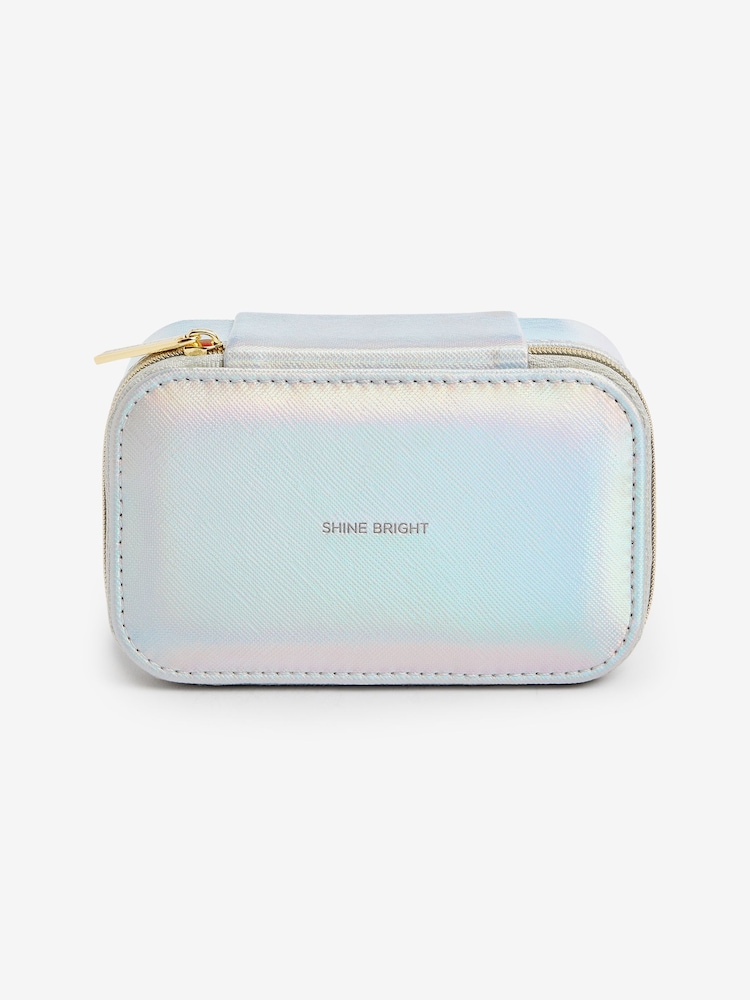 Estella Bartlett Silver Iridescent Embroidery MJB - Hot Pink - Image 1 of 3