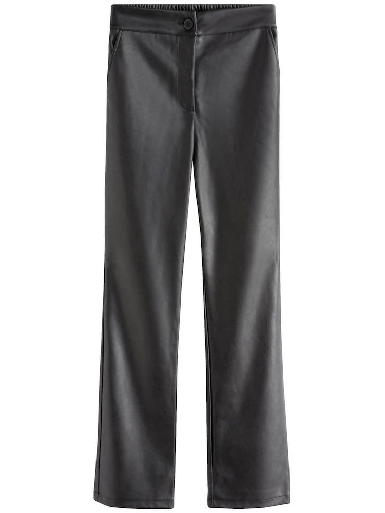 Myleene Klass Faux Leather Black Trousers - Image 4 of 4 Myleene Klass Faux Leather Black Trousers - Image 4 of 4