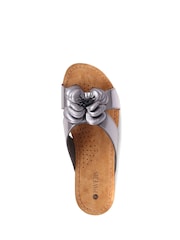 Pavers Silver Pavers Embellished Mule Sandals - Image 3 of 5