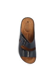 Pavers Blue Pavers Adjustable Black Mule Sandals - Image 4 of 5