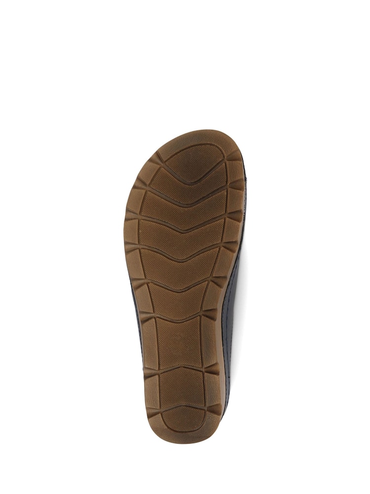 Pavers Blue Pavers Adjustable Black Mule Sandals - Image 5 of 5