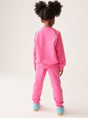 Little Bird by Jools Oliver Pink Sweatshirt and Joggers Set - Image 3 of 13