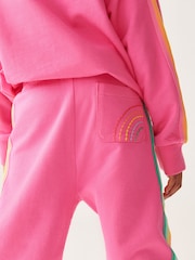 Little Bird by Jools Oliver Pink Sweatshirt and Joggers Set - Image 7 of 13