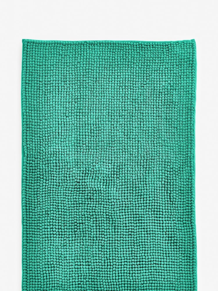Bright Green Bobble Bath Mat - Image 2 of 4