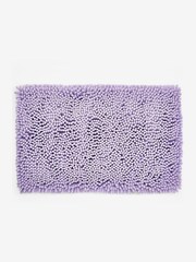 Lilac Purple Super Plush Bath Bobble Mat - Image 3 of 5