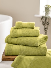 Green Lime Egyptian Cotton Towel - Image 1 of 5