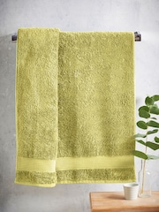 Green Lime Egyptian Cotton Towel - Image 2 of 5