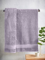 Purple Lilac Egyptian Cotton Towel - Image 2 of 5