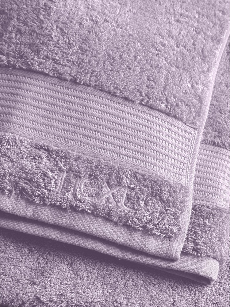 Purple Lilac Egyptian Cotton Towel - Image 3 of 5