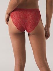 B by Ted Baker Pink Floral Lace High Leg Knickers - Image 3 of 4
