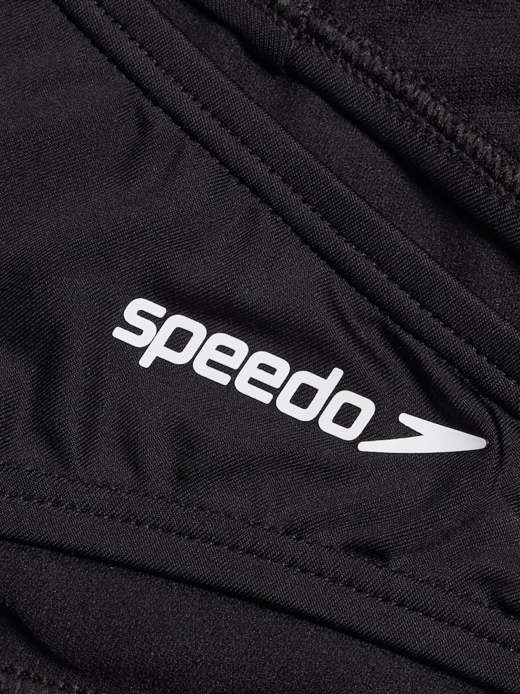 Черный - Speedo Женская быстросохнущая завышенная талия бикини Bottoms - Изображение 10 из 10