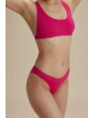 Speedo Pink Womens Quick Drying High Waisted Bikini Bottoms - Image 1 of 6