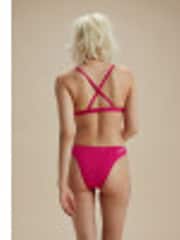 Speedo Pink Womens Quick Drying High Waisted Bikini Bottoms - Image 3 of 6
