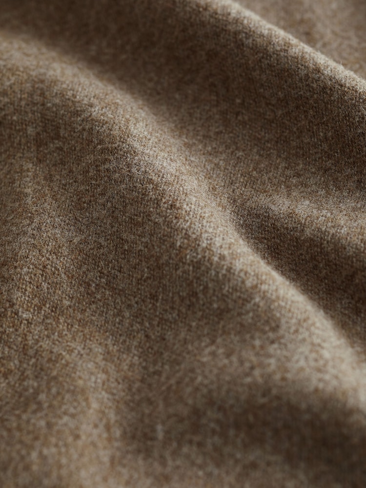 Brown Brushed 100% Cotton Twin Pocket Shacket - Image 7 of 7