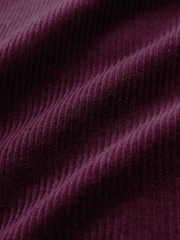 Berry Red Corduroy Mini Skirt - Image 5 of 5