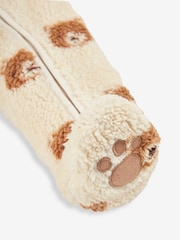 JoJo Maman Bébé Cream Bear Cosy Baby Pramsuit - Image 2 of 4
