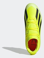 adidas Yellow Football X Crazyfast League Firm Ground Kids Boots - Image 7 of 10