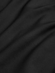 Black Corsage Trim Halterneck Tummy Control Swimsuit - Image 6 of 6