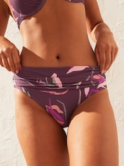 Purple Leaf Bikini Bottoms - Image 2 of 8