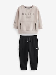 Baker by Ted Baker Sweatshirt and Cargo Joggers Set - Image 6 of 10