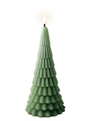 Lumineo Green Christmas Tree LED Candle - Image 1 of 2