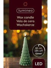 Lumineo Green Christmas Tree LED Candle - Image 2 of 2