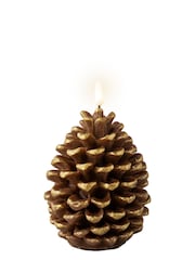 Lumineo Brown Christmas Pinecone LED Candle - Image 1 of 2
