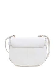 Jones Bootmaker White Leather Saddle Bag - Image 3 of 4