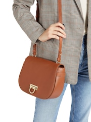 Jones Bootmaker Leather Saddle Bag - Image 1 of 1