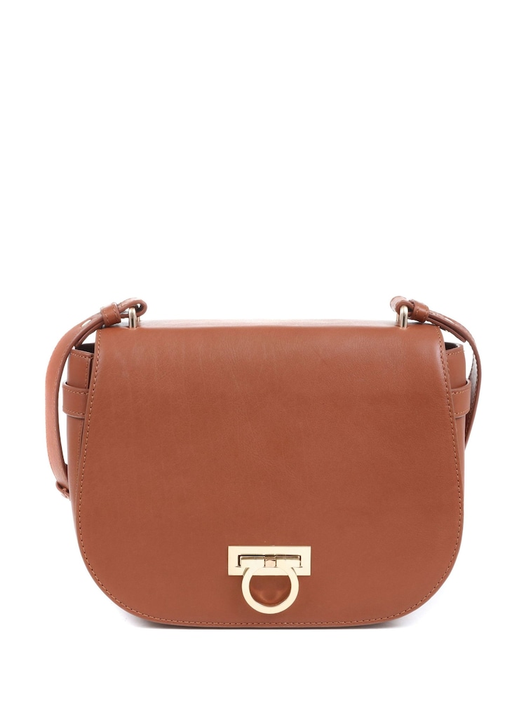 Jones Bootmaker Brown Leather Saddle Bag - Image 2 of 4