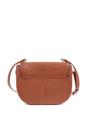 Jones Bootmaker Brown Leather Saddle Bag - Image 3 of 4