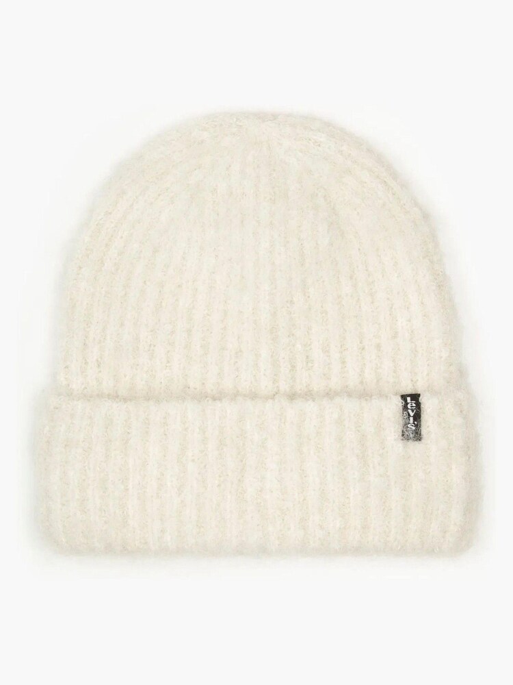 Levi's® White Fuzzy Beanie - Image 1 of 3