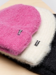 Levi's® Pink Fuzzy Beanie - Image 3 of 3