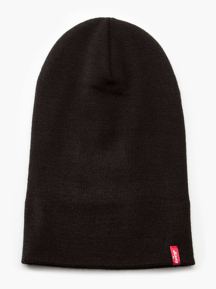 Levi's Black Slouchy Beanie - Image 2 of 2