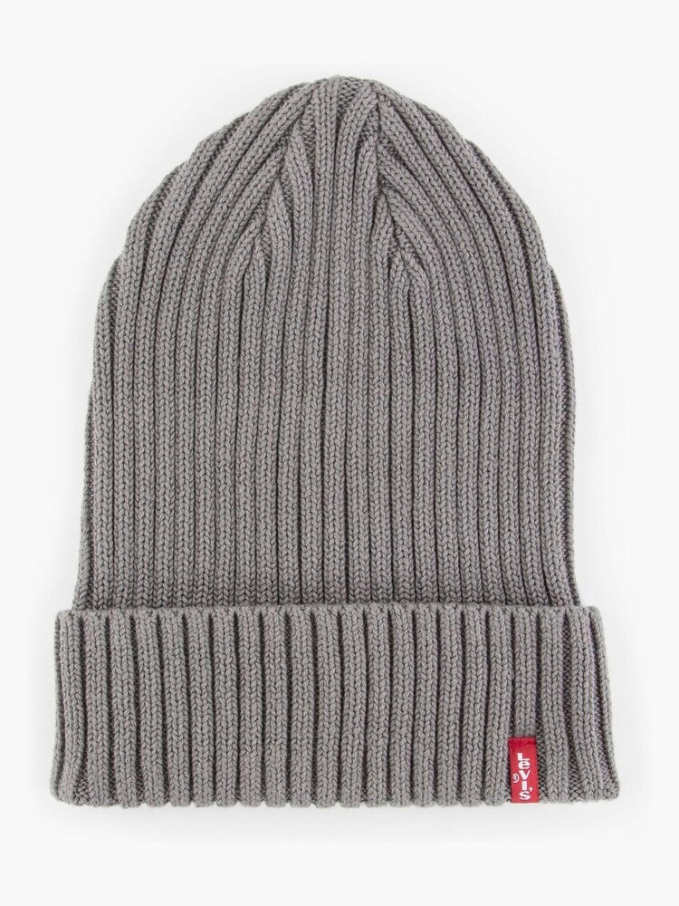 Levi's® Grey Ribbed Beanie - Image 2 of 2