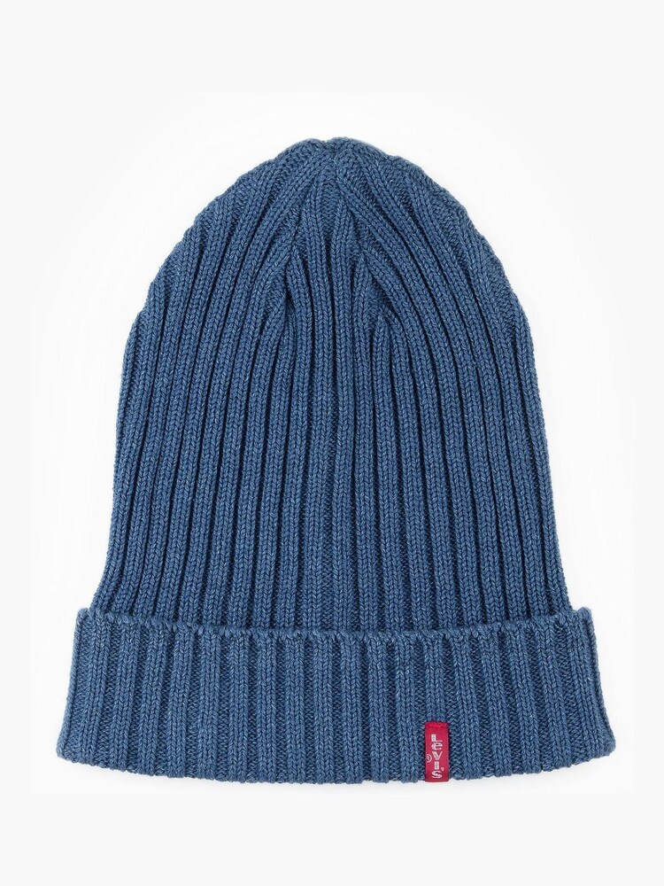 Levi's® Navy Ribbed Beanie - Image 2 of 2