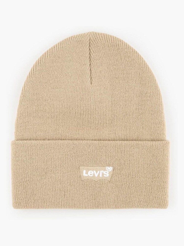 Levi's® Beige Fuzzy Beanie - Image 1 of 2